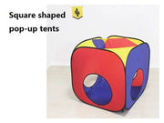 4PCS Pop-Up Square Triangle Tunnel Play Tent Kit Set by dealonline.co.nz