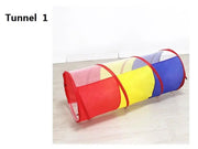 4PCS Pop-Up Square Triangle Tunnel Play Tent Kit Set by dealonline.co.nz