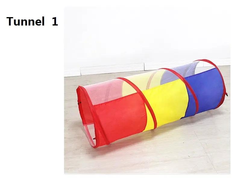 4PCS Pop-Up Square Triangle Tunnel Play Tent Kit Set by dealonline.co.nz