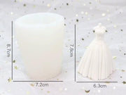 Wedding Bridal Dresses Moulds for Candle, Epoxy Resin, Jesmonite, Aqua Resin, Bramblier and Cement by Resin Art NZ