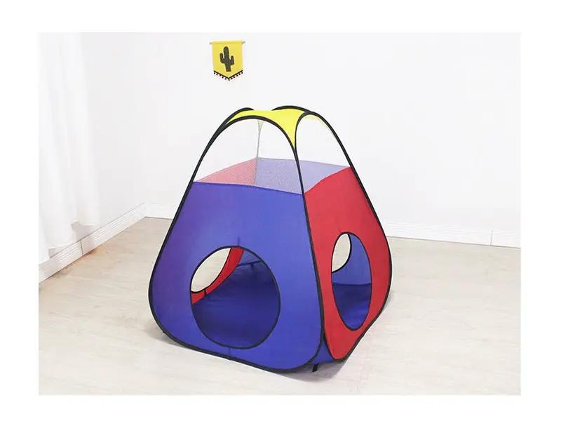 4PCS Pop-Up Square Triangle Tunnel Play Tent Kit Set by dealonline.co.nz