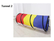 4PCS Pop-Up Square Triangle Tunnel Play Tent Kit Set by dealonline.co.nz