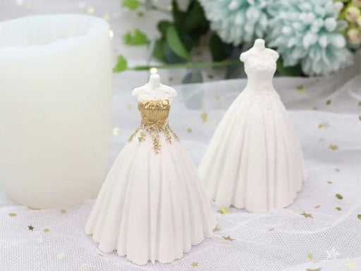 Wedding Bridal Dresses Moulds for Candle, Epoxy Resin, Jesmonite, Aqua Resin, Bramblier and Cement by Resin Art NZ