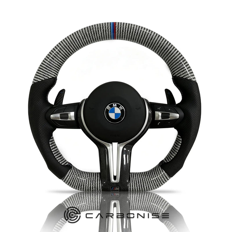 BMW Steering Wheel (Carbon Fiber+Perforated Leather) @17 by CARBONISE