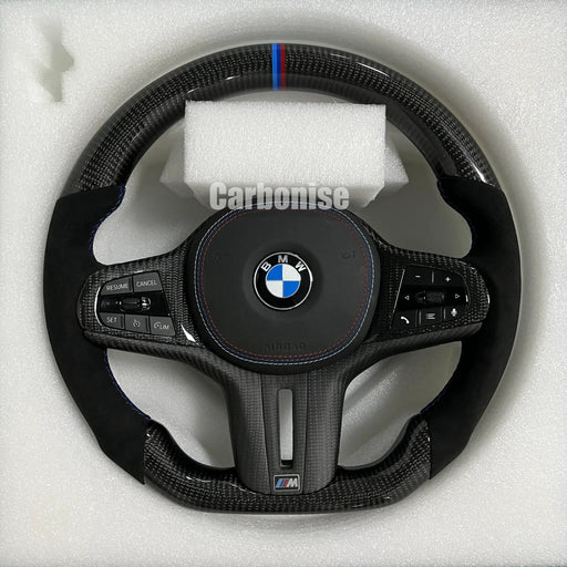 BMW Steering Wheel (Carbon Fiber+Alcantara) #17 by CARBONISE