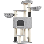 Multilevel Heavy-Duty Cat Tree with Thick Scratching Posts by Yaheetech