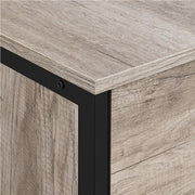 3 Drawer Nightstand Storage Nightstand Metal Frame Dresser Organizer by Yaheetech