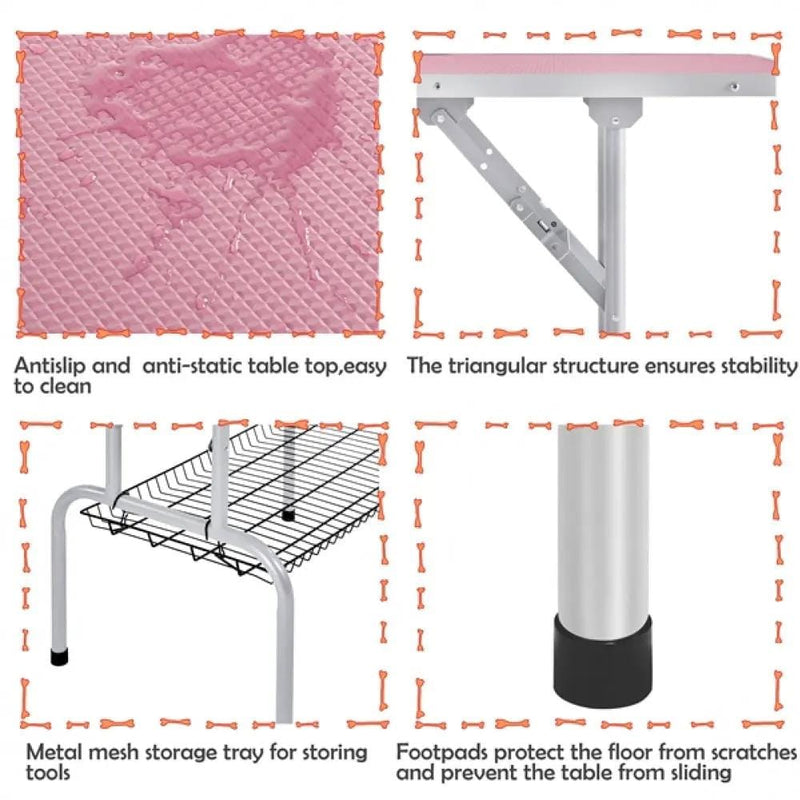 Heavy Duty Large Dog Pet Grooming Table by Yaheetech