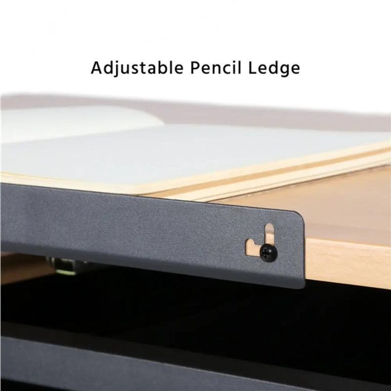 Drafting Table & Stool Set with Adjustable Table Angles & Heights All-in-One by Yaheetech