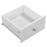 End Table with 2 Drawers and 1 Cubby Side Table Night Stand by Yaheetech