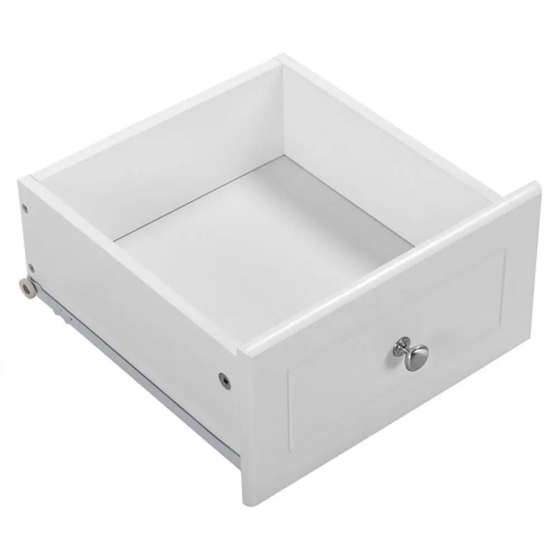 End Table with 2 Drawers and 1 Cubby Side Table Night Stand by Yaheetech