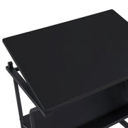Drafting Table & Stool Set For Artists Tilting Tabletop with Additional Side Countertop by Yaheetech