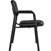 2pcs Office Reception Chairs Faux Leather Guest Chairs by Yaheetech