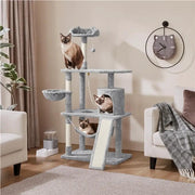 Deluxe Multi Level Cat Tree Cat Tower by Yaheetech