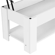 Space-saving Lift Top Coffee Table w/ Hidden Compartment & Open Shelf by Yaheetech