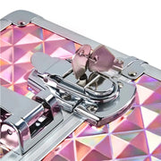 3-in-1 Rolling Makeup Train Case Portable Cosmetic Trolley by Yaheetech