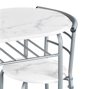 Modern Dining Set 1X Table + 2 Chairs by Yaheetech