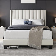 135 cm W x 190 cm L Bed Frame With Base by Yaheetech