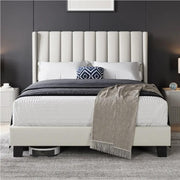 Yaheetech 135 cm W x 190 cm L Bed Frame With Base 135 cm W x 190 cm L Bed Frame With Base