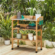 Outdoor Potting Bench by Yaheetech