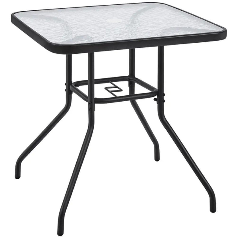 Outdoor Coffee Table Patio Square Bistro Table by Yaheetech