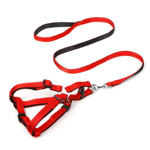 Dog Harness and leash Set Pet Harness Puppy Traction Rope - 2.5CM by dealonline.co.nz