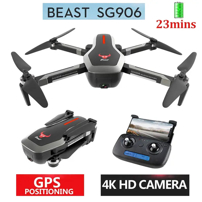 Action Outdoors Limited SG906 Pro 4K HD Drone with GPS and Stabilization SG906 Pro 4K HD Drone with GPS and Stabilization