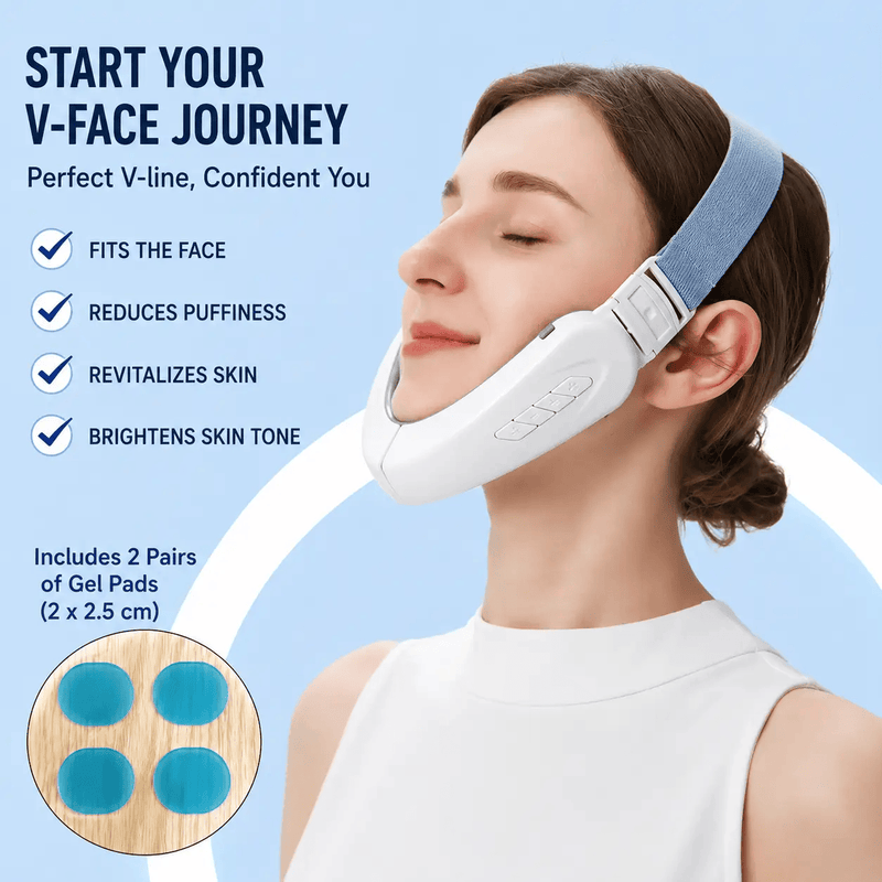Mini V-Face Shaping Device – Hands-Free Facial Massager by Poppy Gifts