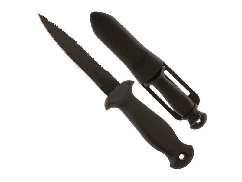 4.5" Dive Knife with Sheath IMMERSED by NZ Diver