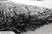 Storm Black Rug 2.3x1.6m by Kiwi Grab