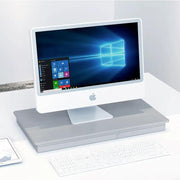 Adjustable Laptop Table Desk - Silver&Grey by salelink.co.nz