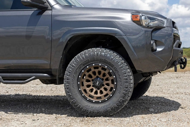 Rough Country 87 Series Wheel Simulated Beadlock Bronze/Black by Magwarehouse.com