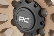 Rough Country 87 Series Wheel Simulated Beadlock Bronze/Black by Magwarehouse.com