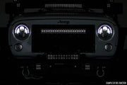 50 Inch Black Series LED Light Bar Curved Dual Row Cool White DRL by Magwarehouse.com