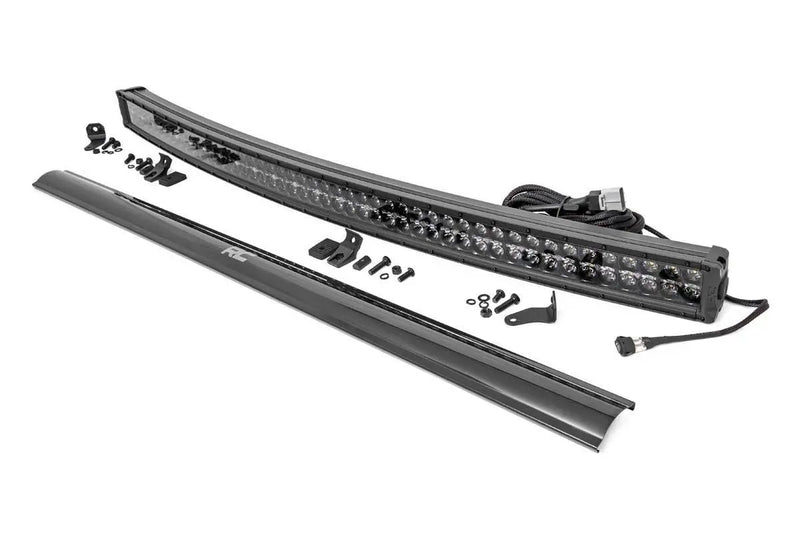 50 Inch Black Series LED Light Bar Curved Dual Row Cool White DRL by Magwarehouse.com