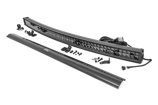 50 Inch Black Series LED Light Bar Curved Dual Row Cool White DRL by Magwarehouse.com