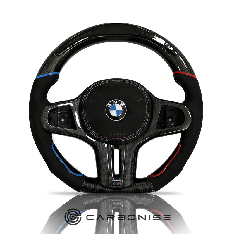BMW Steering Wheel (Carbon Fiber+Alcantara) #18 by CARBONISE