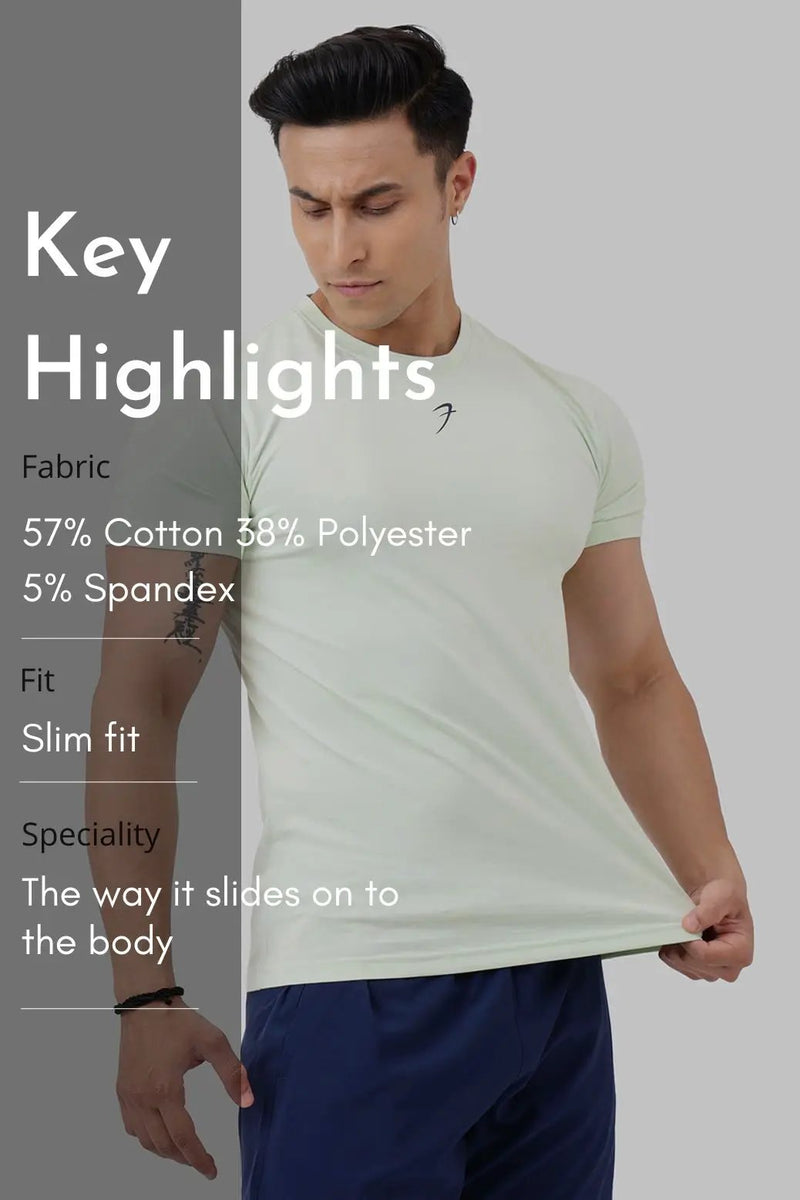 Pulse T-shirt Light Green by Fuaark Nz