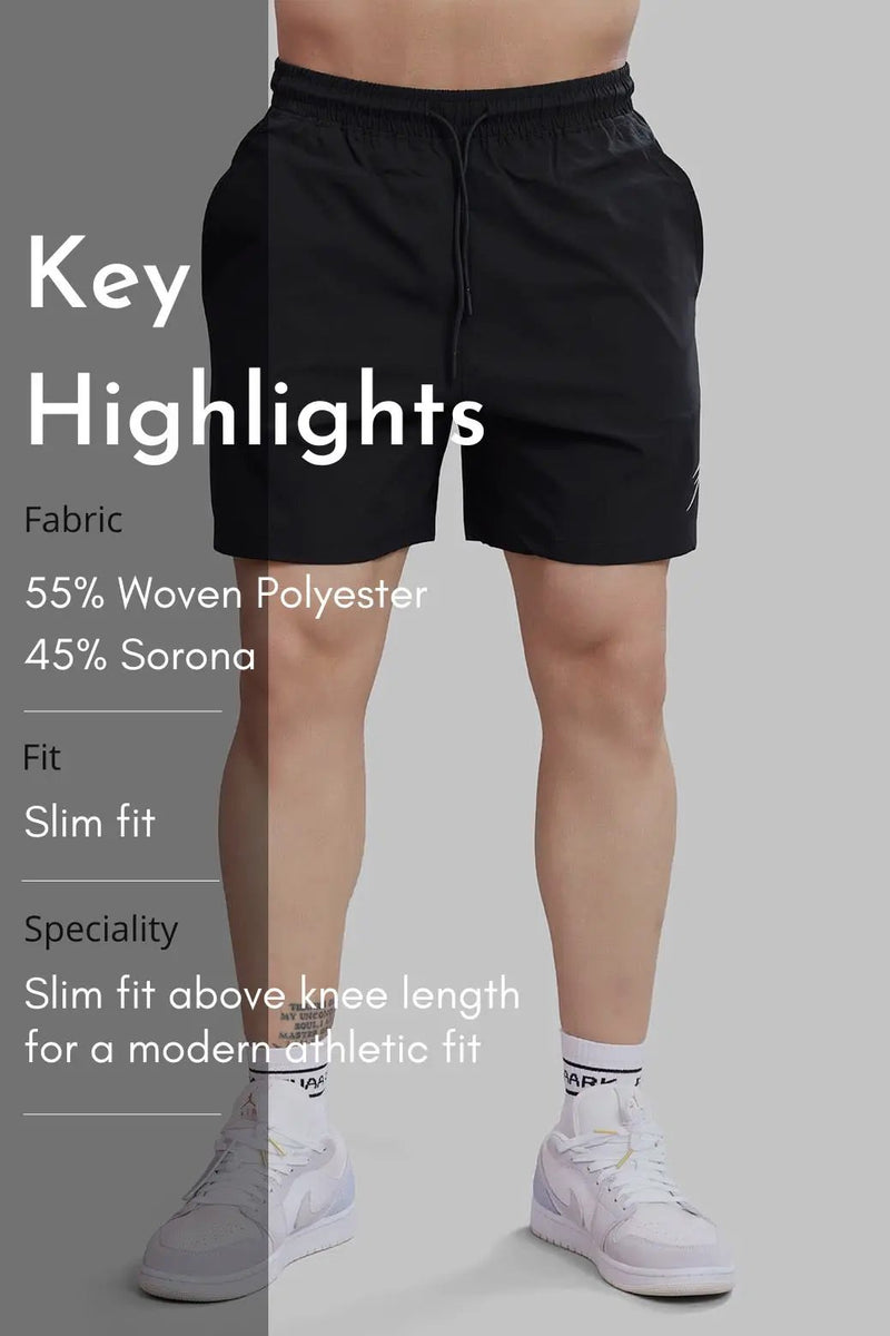 Thread Shorts Black by Fuaark Nz