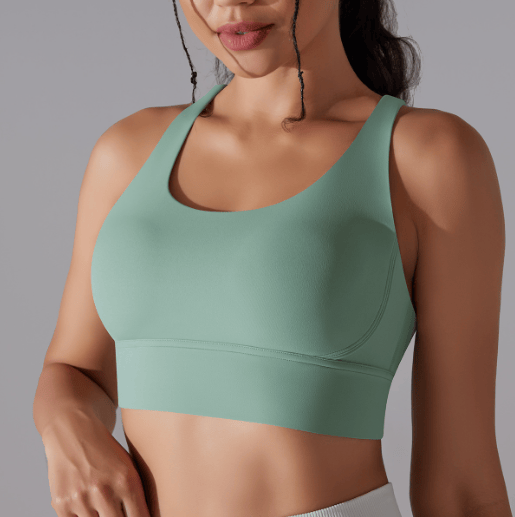 Mead's Supply & Equipment Outfitters limited Women's Activewear Criss Cross High Impact Sports Bra For Women With Supportive Back Straps Criss Cross High Impact Sports Bra for Women