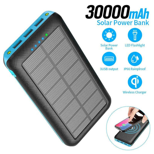 30000mAh Solar Power Bank with 3 USB Outputs by Mead's Supply & Equipment Outfitters limited