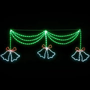 SportZone.co.nz Occasions > Christmas > Outdoor Decorations & Lights 1.8M Christmas Lights 288 LED Bell Motif Light Decorations Jingle Jollys 1.8M Christmas Lights 288 LED Bell Motif Light Decorations Jingle Jollys