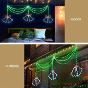 SportZone.co.nz Occasions > Christmas > Outdoor Decorations & Lights 1.8M Christmas Lights 288 LED Bell Motif Light Decorations Jingle Jollys 1.8M Christmas Lights 288 LED Bell Motif Light Decorations Jingle Jollys
