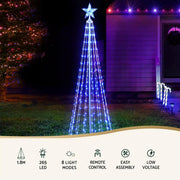 SportZone.co.nz Occasions > Christmas > Christmas Trees Jingle Jollys Christmas Tree 1.8m 265 RGB LED Fairy Lights Xmas Trees Decoration Jingle Jollys Christmas Tree 1.8m 265 RGB LED Fairy Lights Xmas Trees Decoration