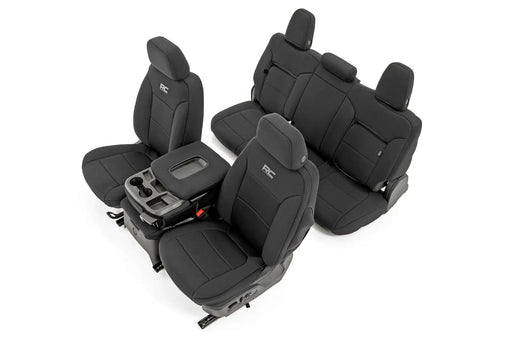 Seat Covers Chevy/GMC Sierra 1500 (19-26)/Silverado 1500 (19-25) by Magwarehouse.com