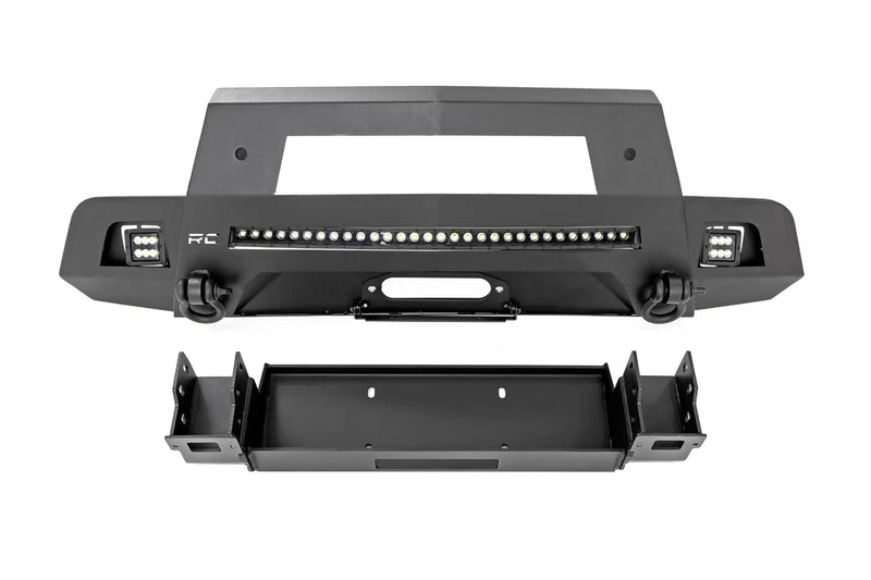 Hidden Winch Bumper 19-22 Chevy Silverado 1500 2WD/4WD Rough Country by Magwarehouse.com