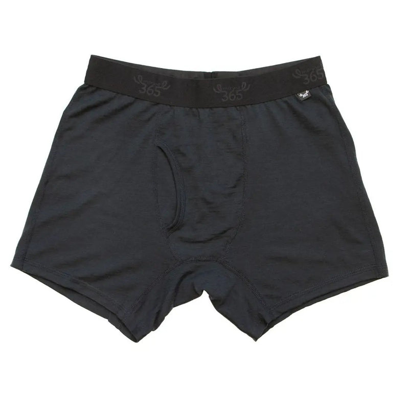 Merino 365 Men's Boxer Brief with Fly, Slate Grey by Merino 365 NZ