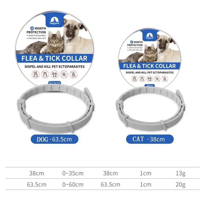 Flea and Tick Collar for Dogs, 8-month Flea and Tick Collar for Dog 63.5cm by dealonline.co.nz