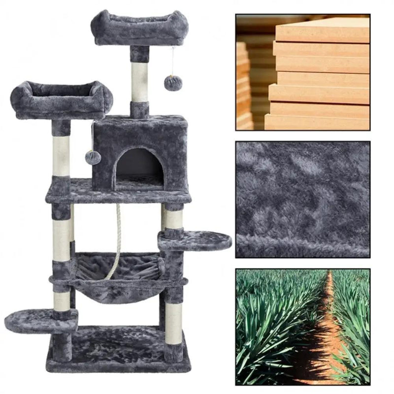 Multilevel Cat Tree Cat Tower by Yaheetech
