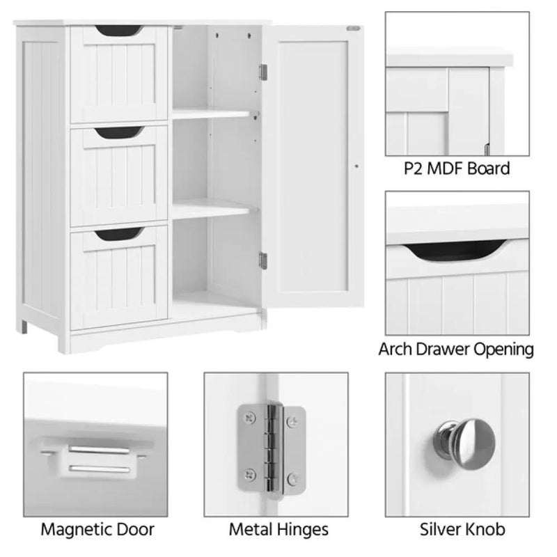 Free-Standing Floor Cabinet by Yaheetech